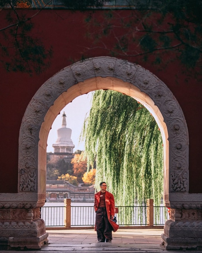 Vẻ đẹp c&ocirc;ng vi&ecirc;n Bắc Hải Trung Quốc